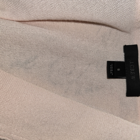 J. Crew Light Pink Striped Cardigan small - Picture 3 of 4